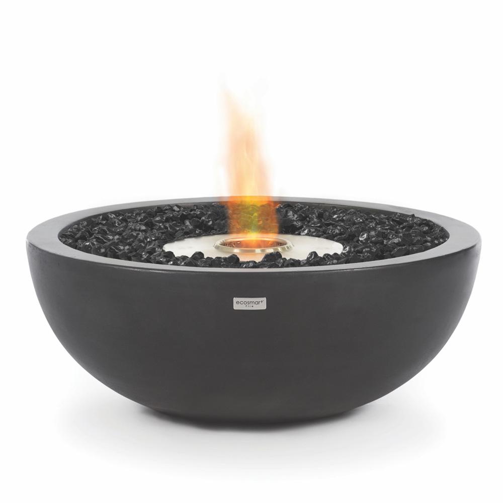 Mix 600 Bioethanol Fire Pit - Graphite - EcoSmart Fire