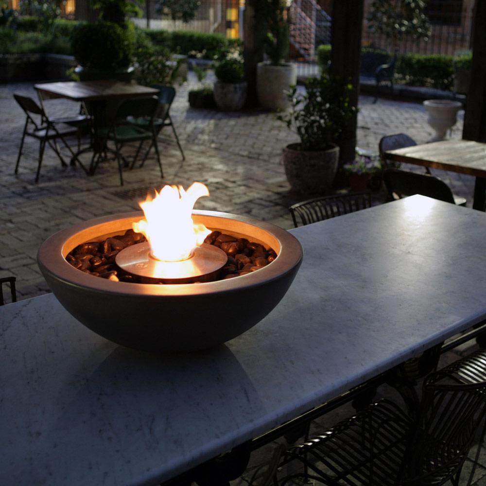 Mix 600 Bioethanol Fire Pit - Natural - EcoSmart Fire