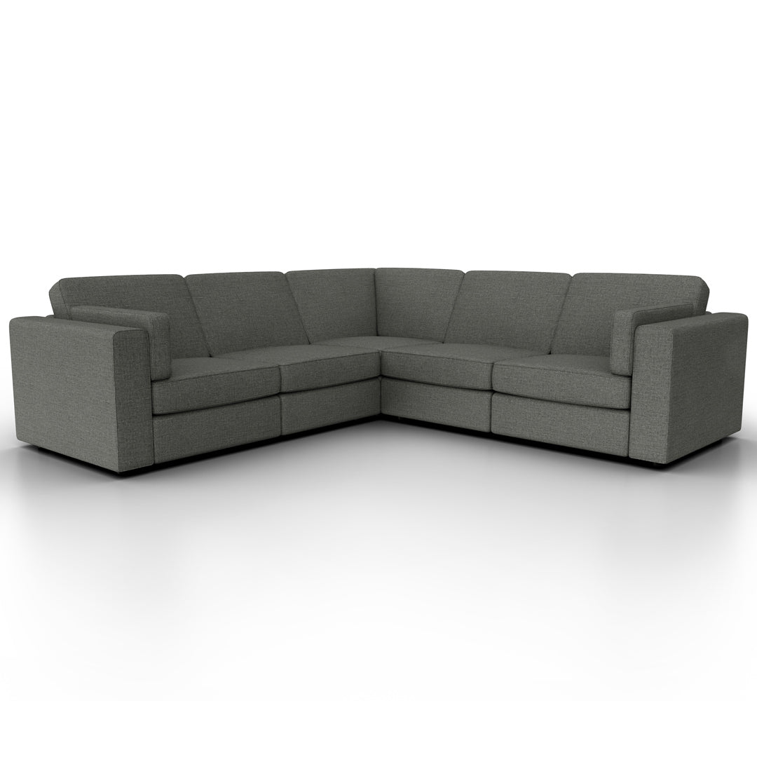Modular T 5pc Outdoor Corner Sofa