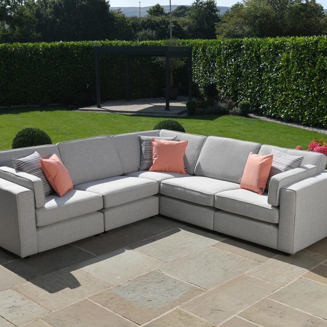 Modular T 5pc Outdoor Corner Sofa