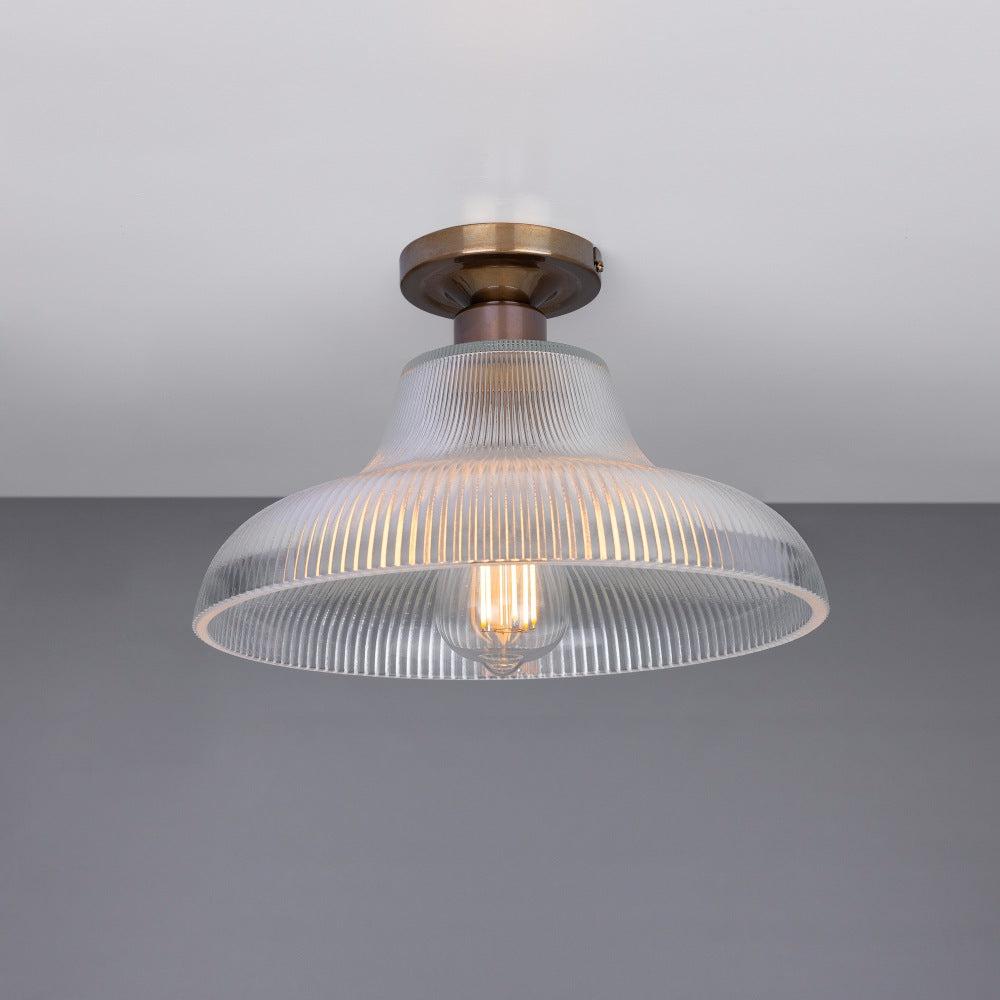 Mono Industrial Railway Flush Mount Light - Mullan Lighting