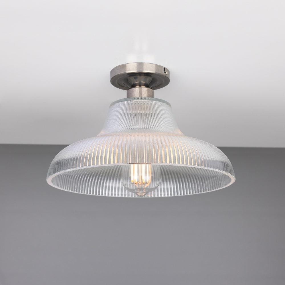 Mono Industrial Railway Flush Mount Light - Mullan Lighting