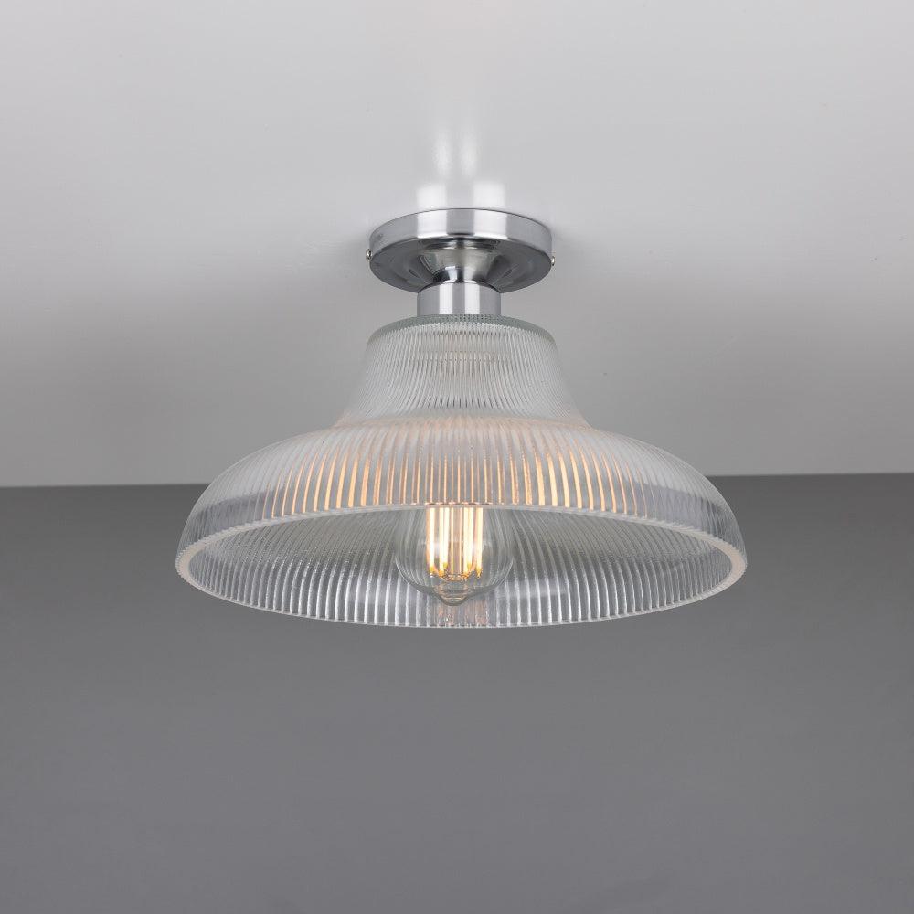 Mono Industrial Railway Flush Mount Light - Mullan Lighting