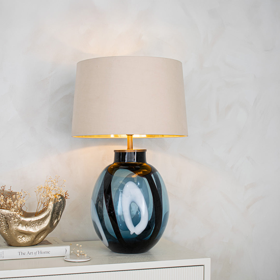 Morten Blue Table Lamp
