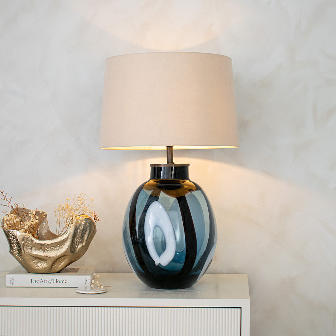 Morten Blue Table Lamp