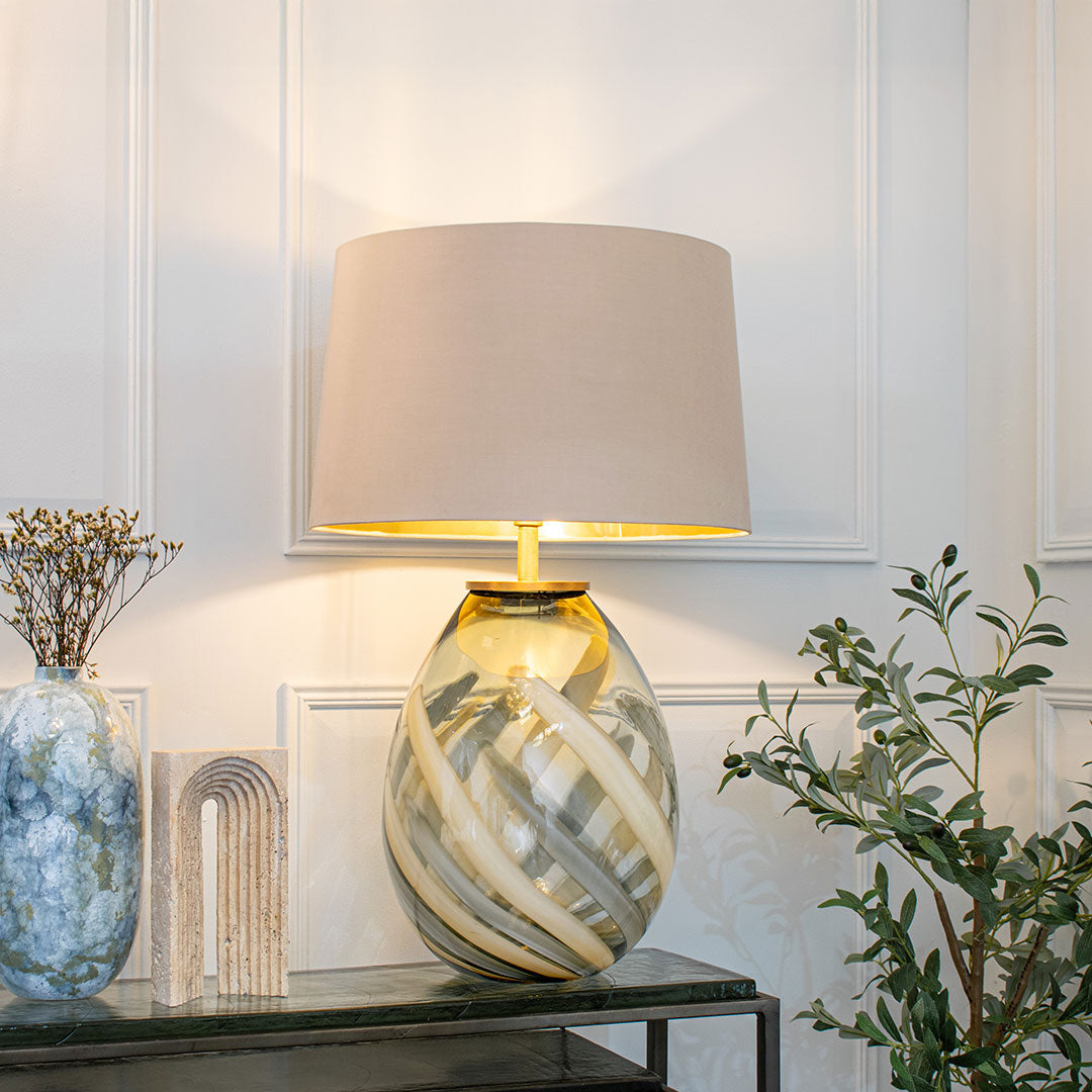 Morten Grey Table Lamp