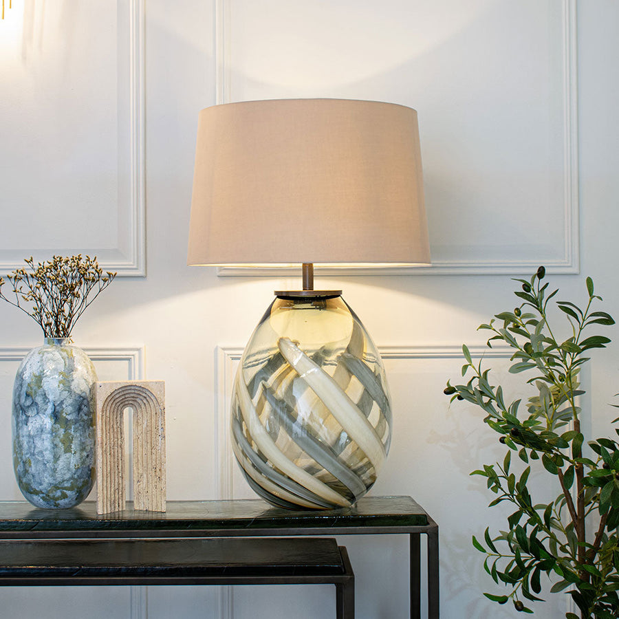 Morten Grey Table Lamp