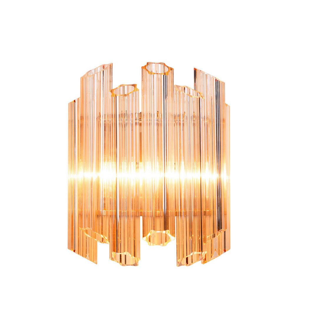 Nasser Nickel Finish Wall Lamp in polished nickel — alternative angle