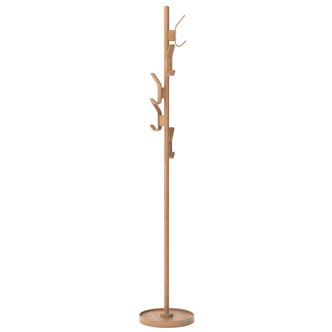 Natural Oak Coat Stand