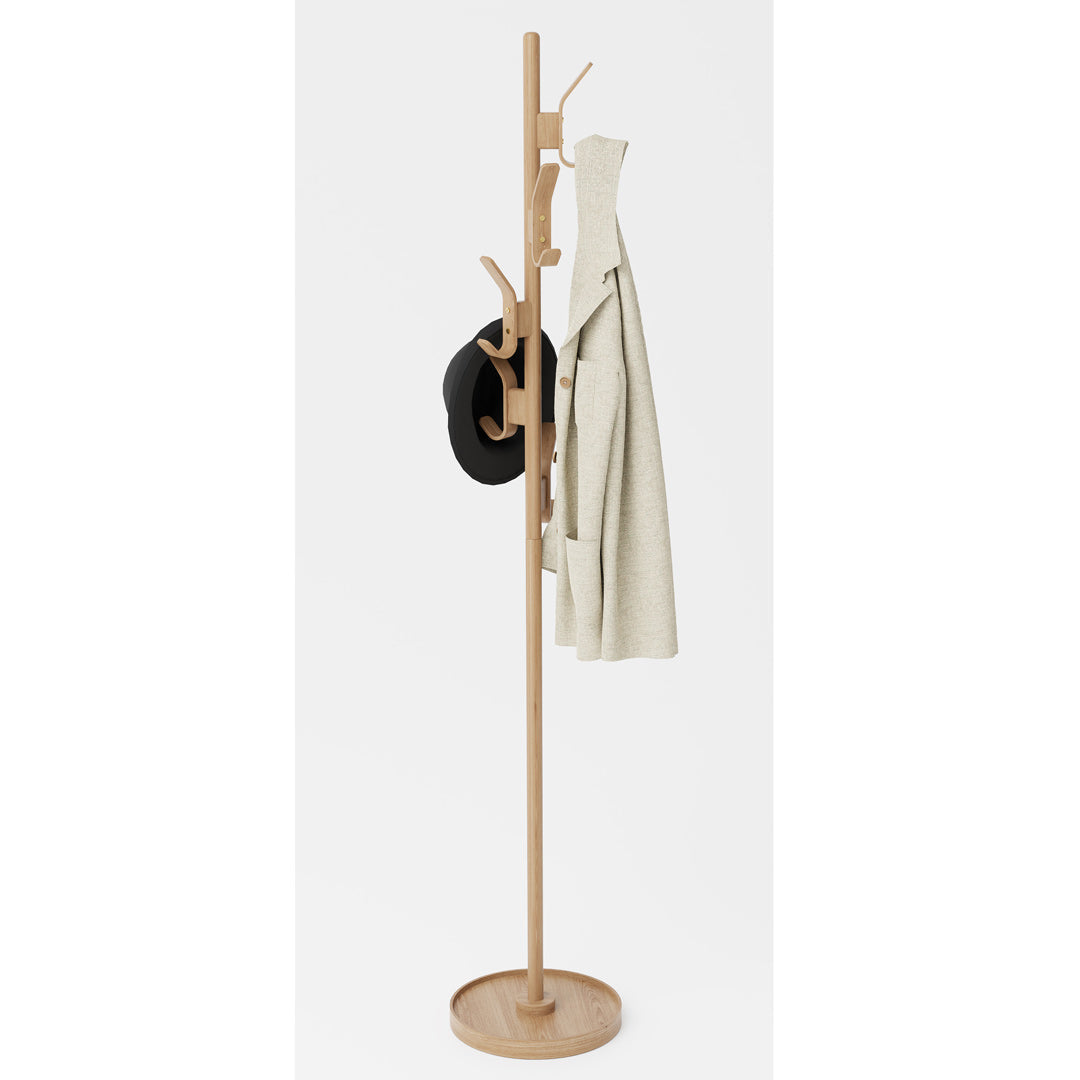Natural Oak Coat Stand