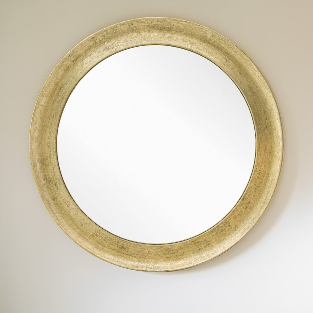 Navan Wall Mirror in gold — front view