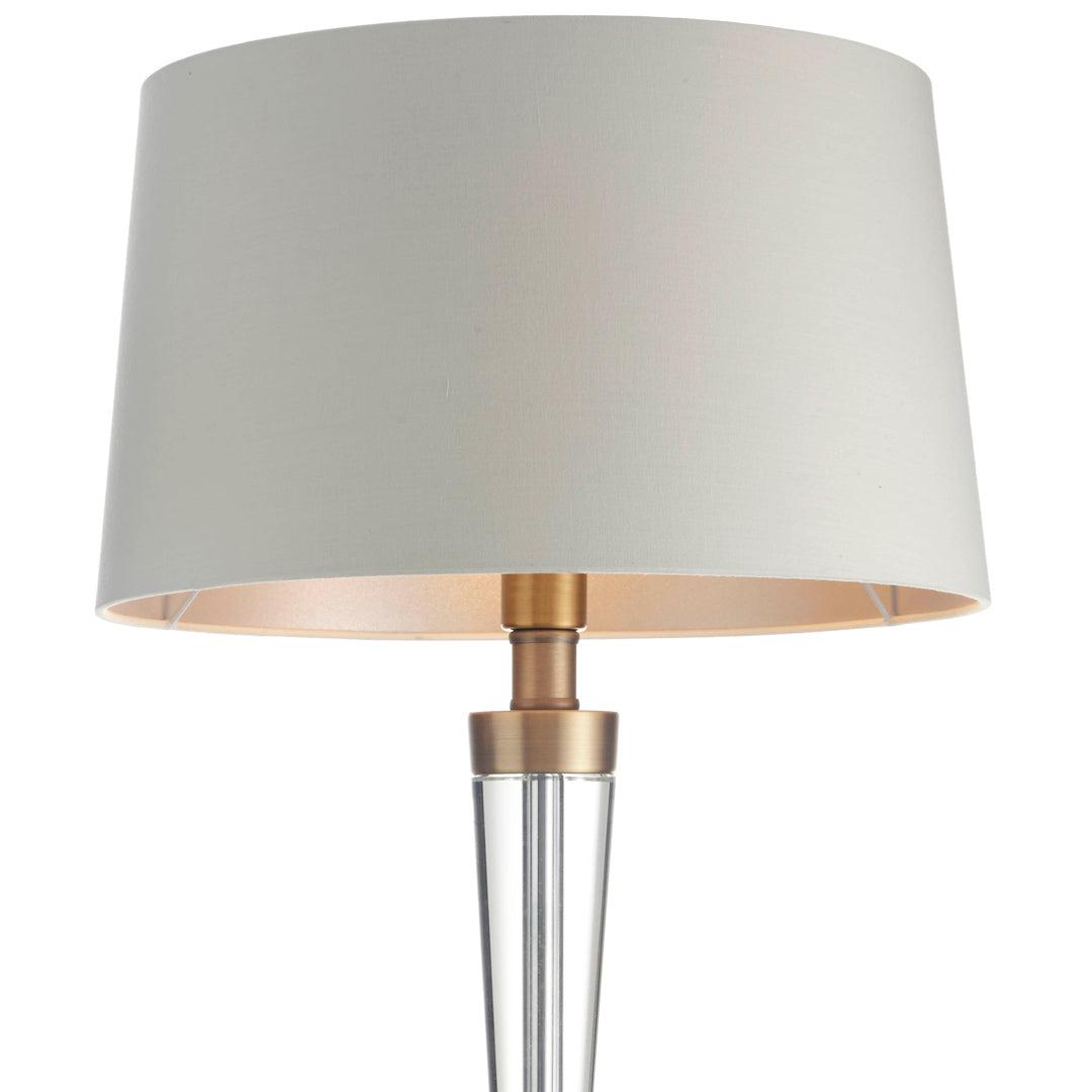 Nelle Table Lamp - Antique Brass in antique brass and opal — alternative angle