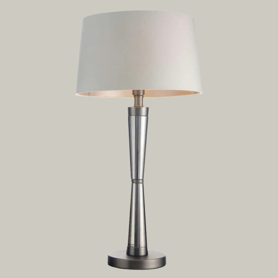 Nelle Table Lamp - Matt Black Nickel — alternative angle