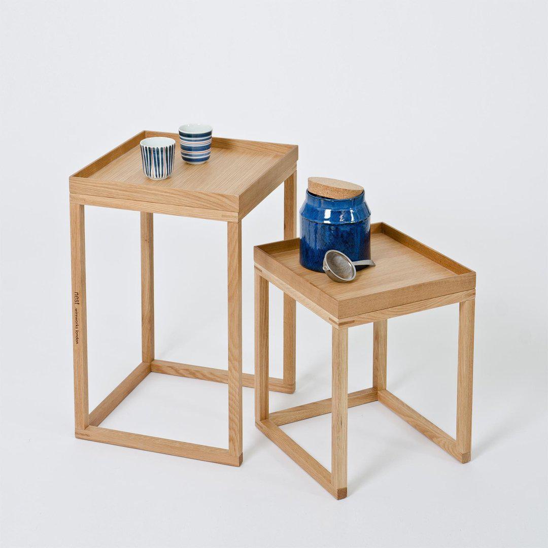 Nest Side Tables - Natural Oak