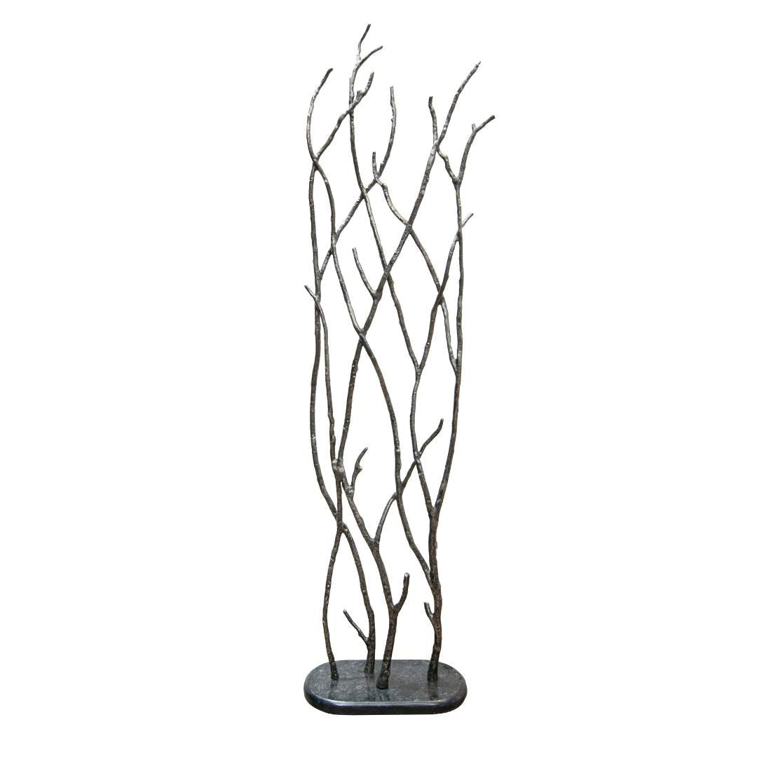 Nina Large Screen in brass and black — alternative angle