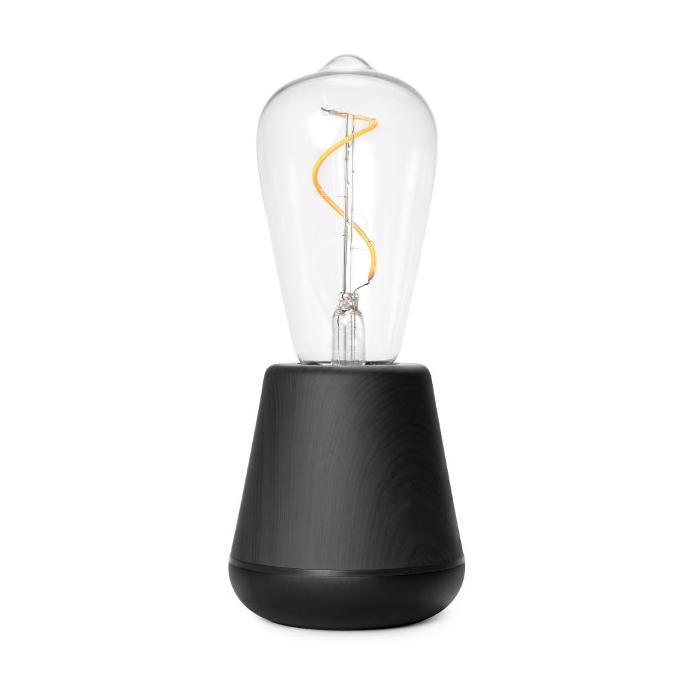 ONE Cordless LED Table Lamp - Black Wood
