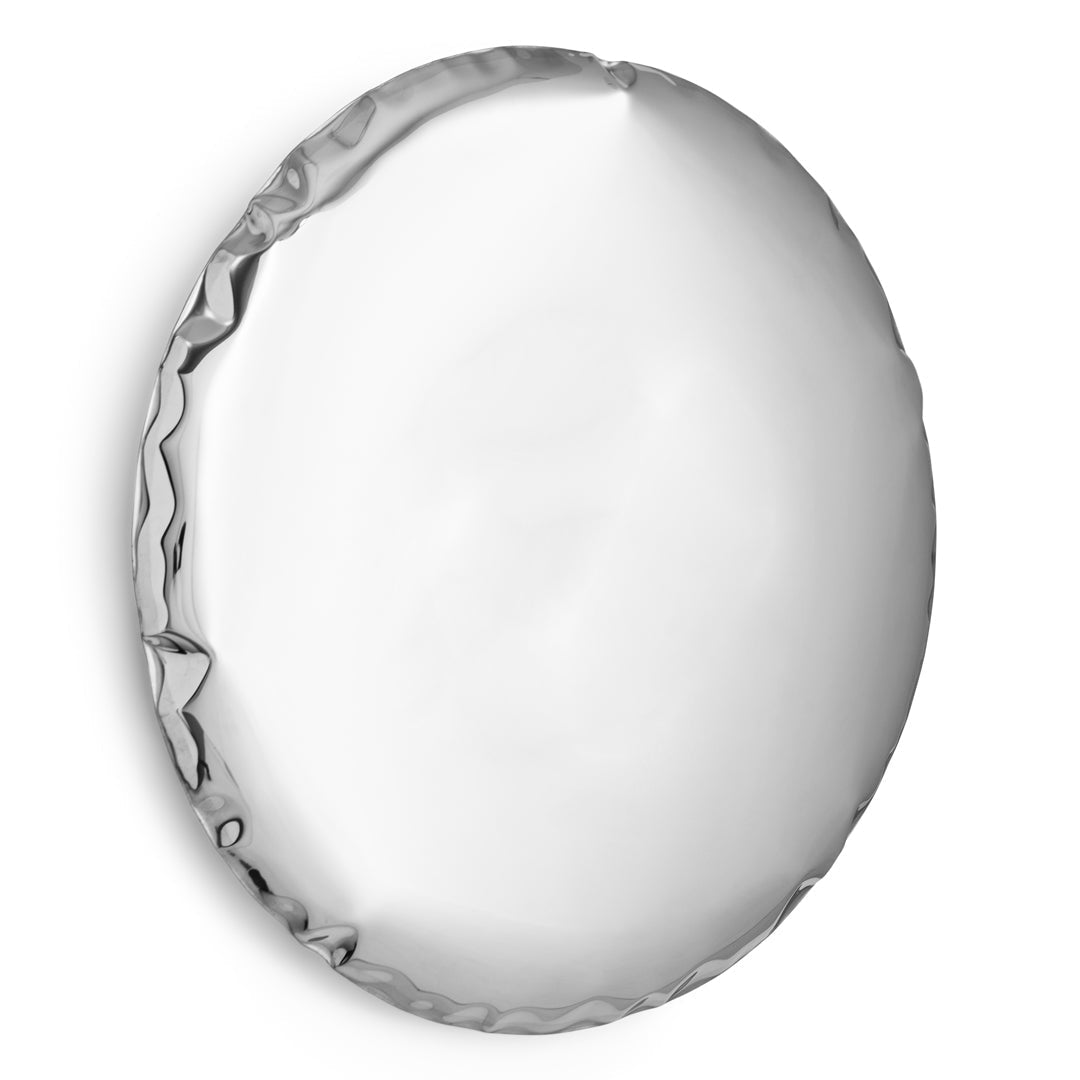 Oko Round Mirror - Polished Inox - Zieta