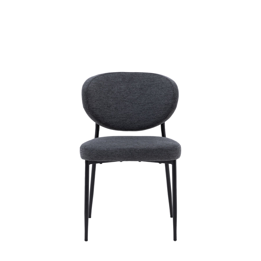 Oppo Dining Chair Charcoal 2pk
