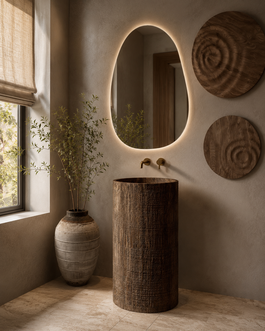 Conpanna Wabi-Sabi Totem Basin