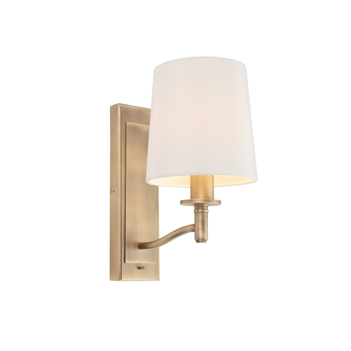 Ortona Wall Light Antique Brass