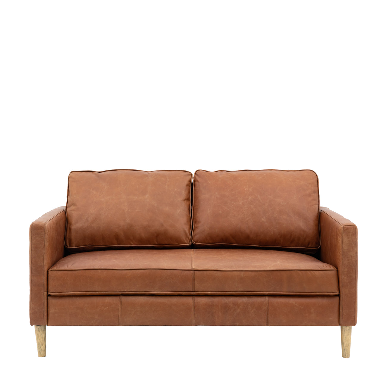 Osborne 2 Seater Sofa Vintage Brown Leather