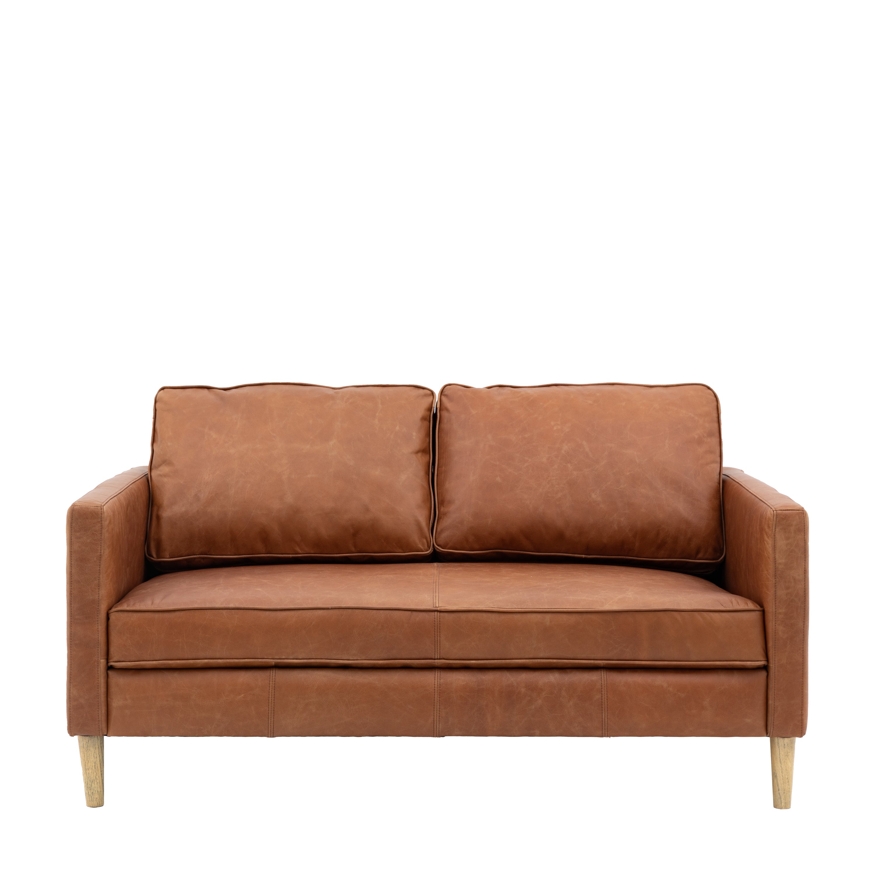 Osborne 2 Seater Sofa Vintage Brown Leather