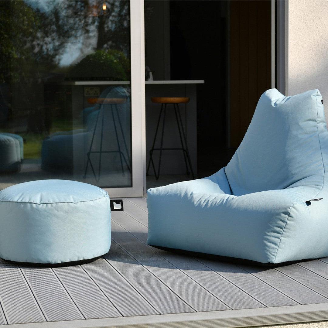 Outdoor B Pouffe - Sea Blue