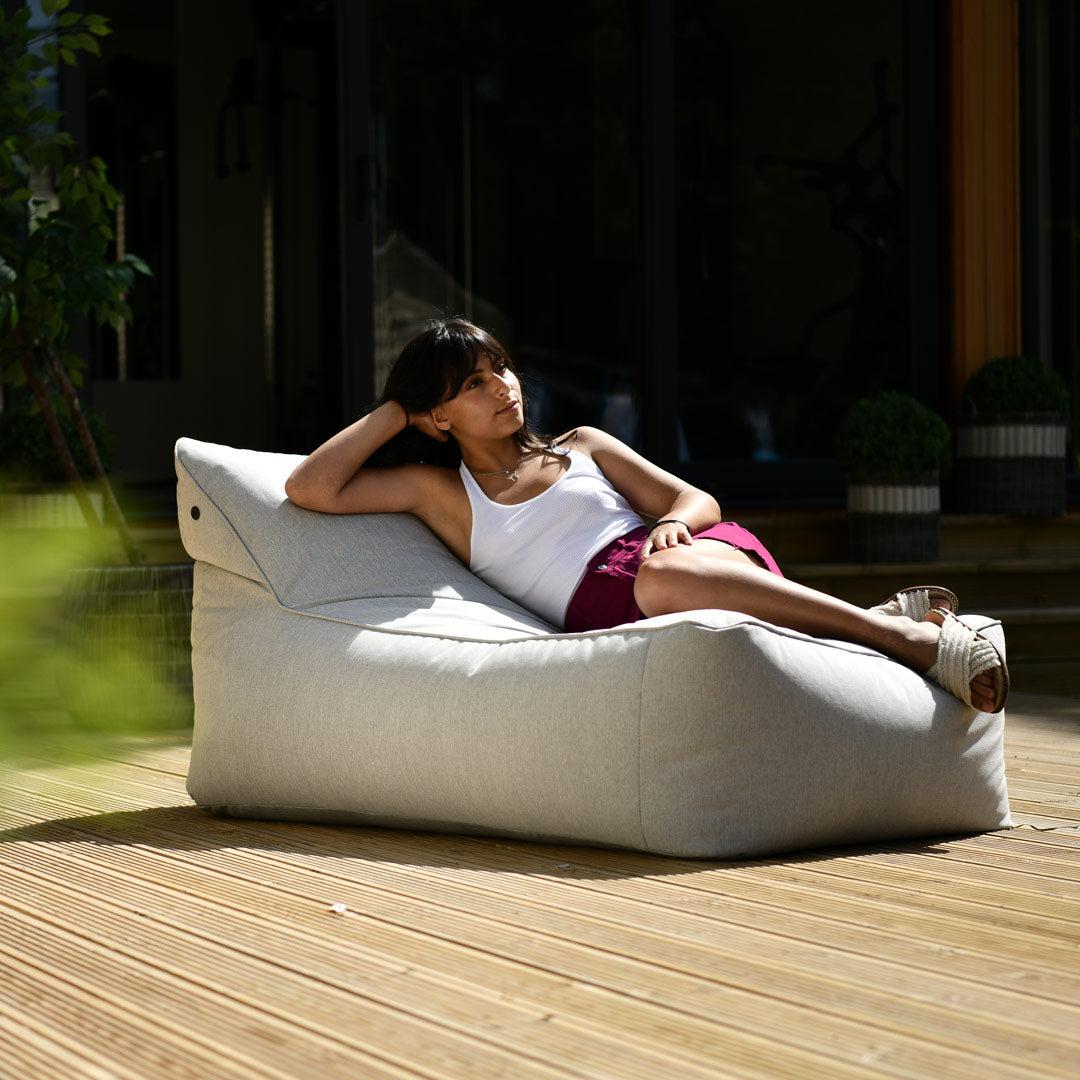 Outdoor Bean Bed - Sea Blue