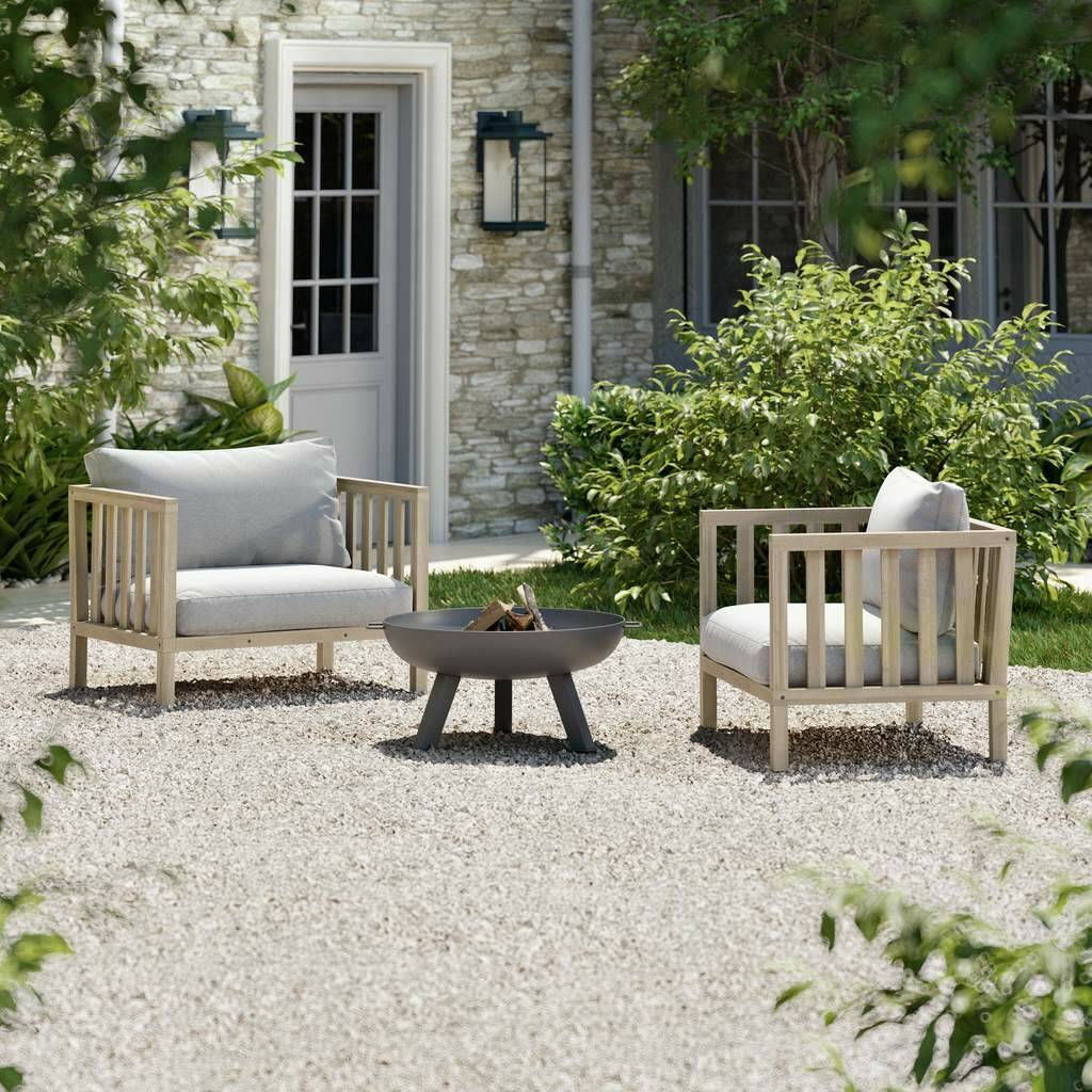 Pair Of Porthallow Lounge Chairs