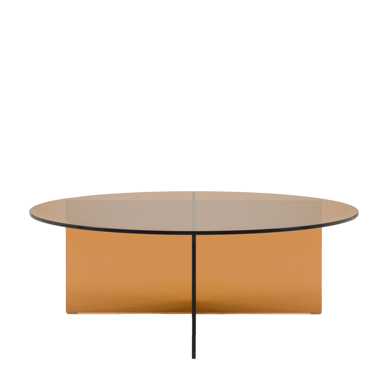 Parioli Glass Coffee Table Bronze