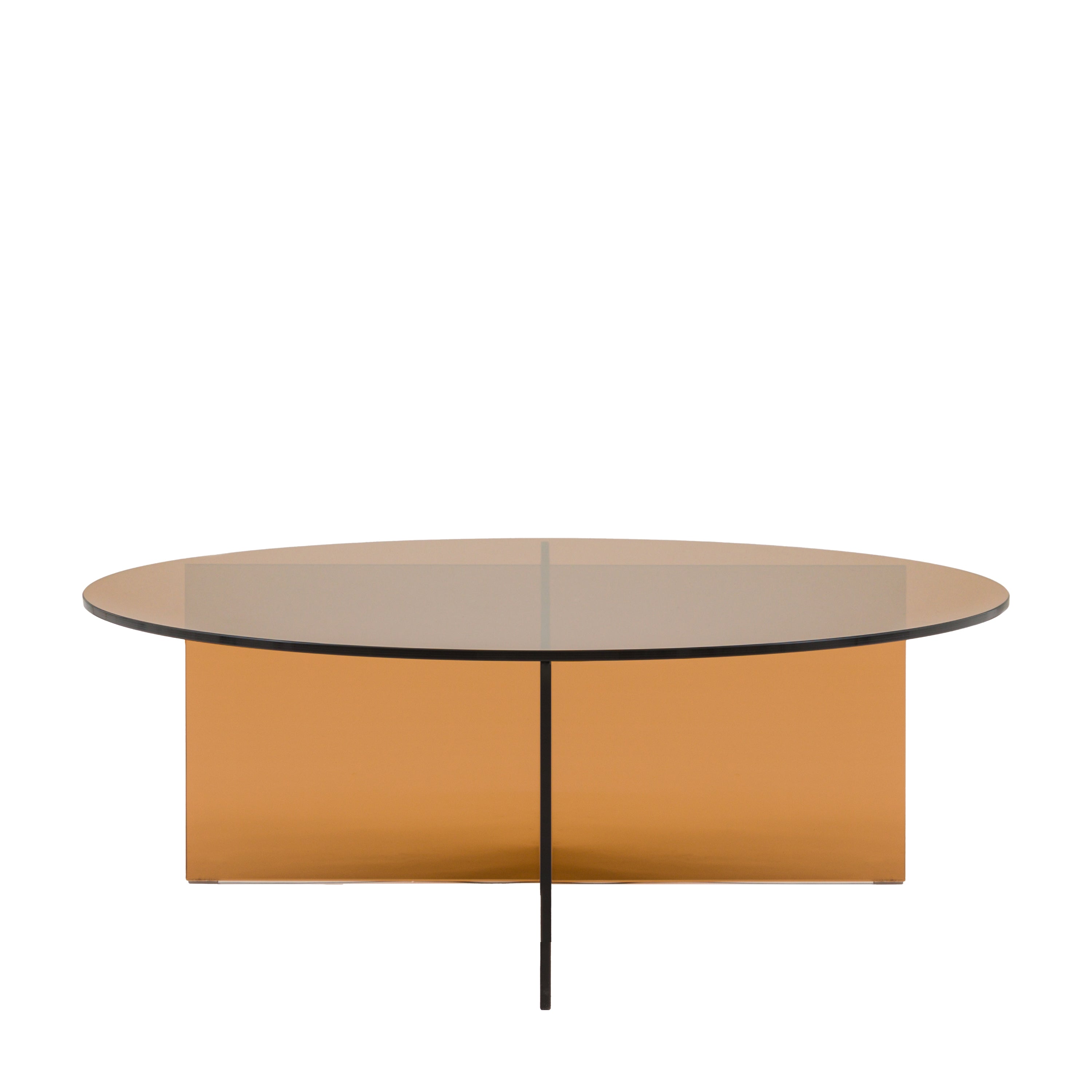 Parioli Glass Coffee Table Bronze
