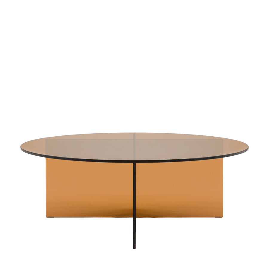 Parioli Glass Coffee Table Bronze