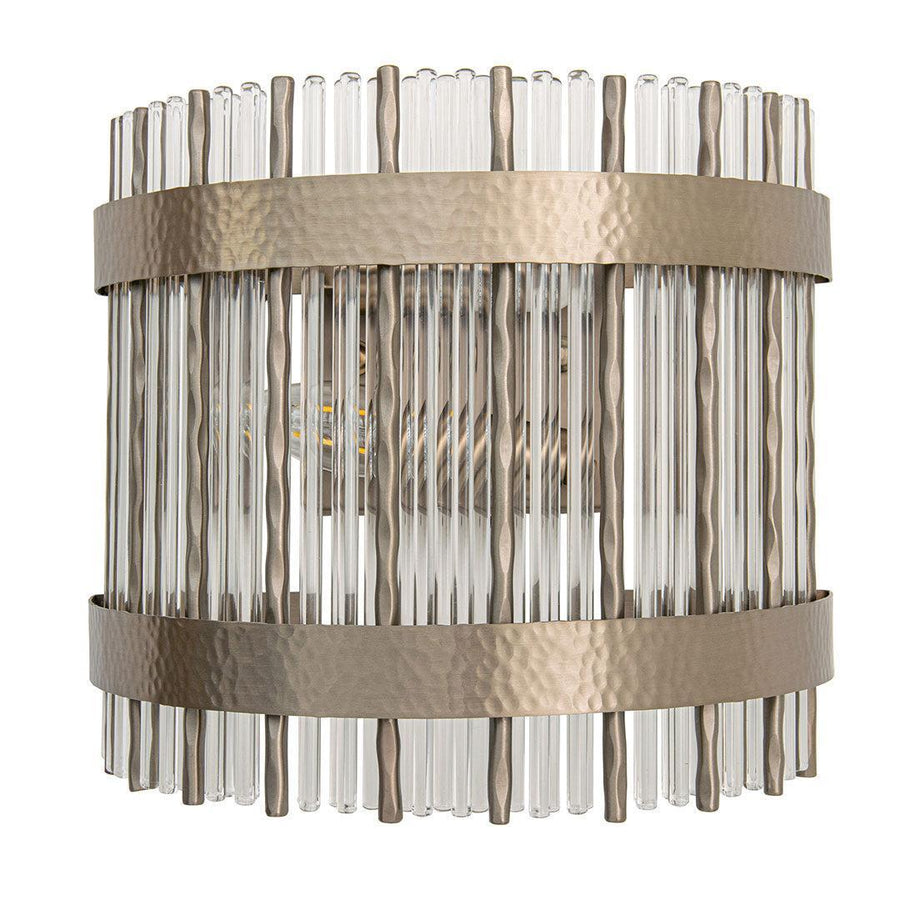 Pecori Wall Lamp in bronze — front view