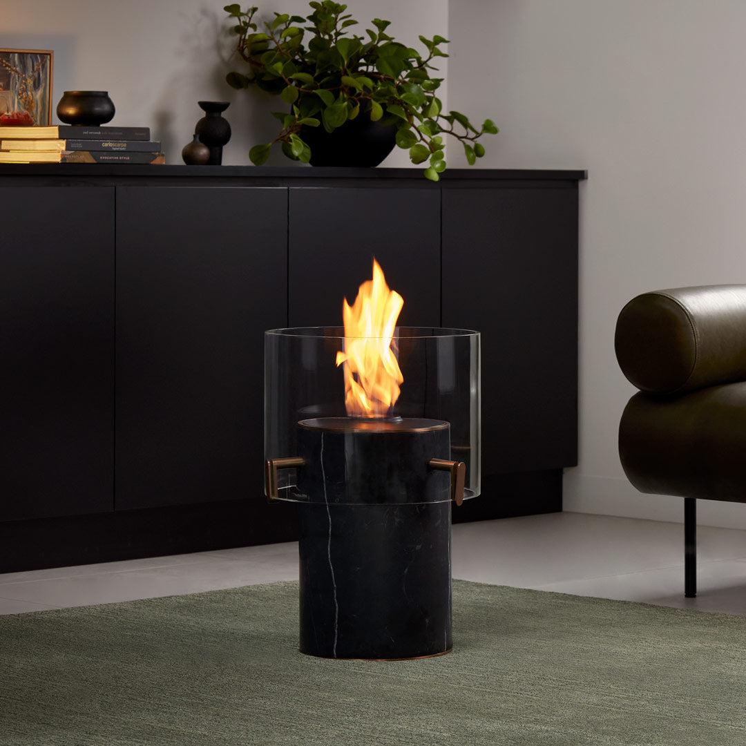 Pillar 3T Free Standing Bioethanol Fire - EcoSmart Fire