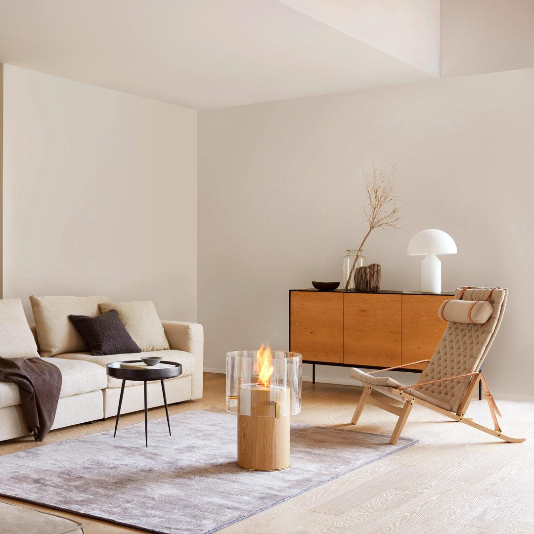 Pillar 3T Free Standing Bioethanol Fire - EcoSmart Fire