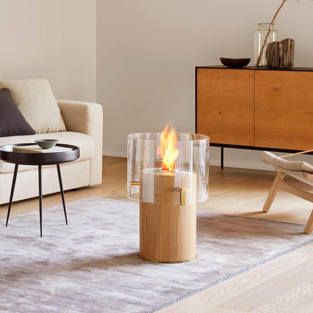 Pillar 3T Free Standing Bioethanol Fire - EcoSmart Fire