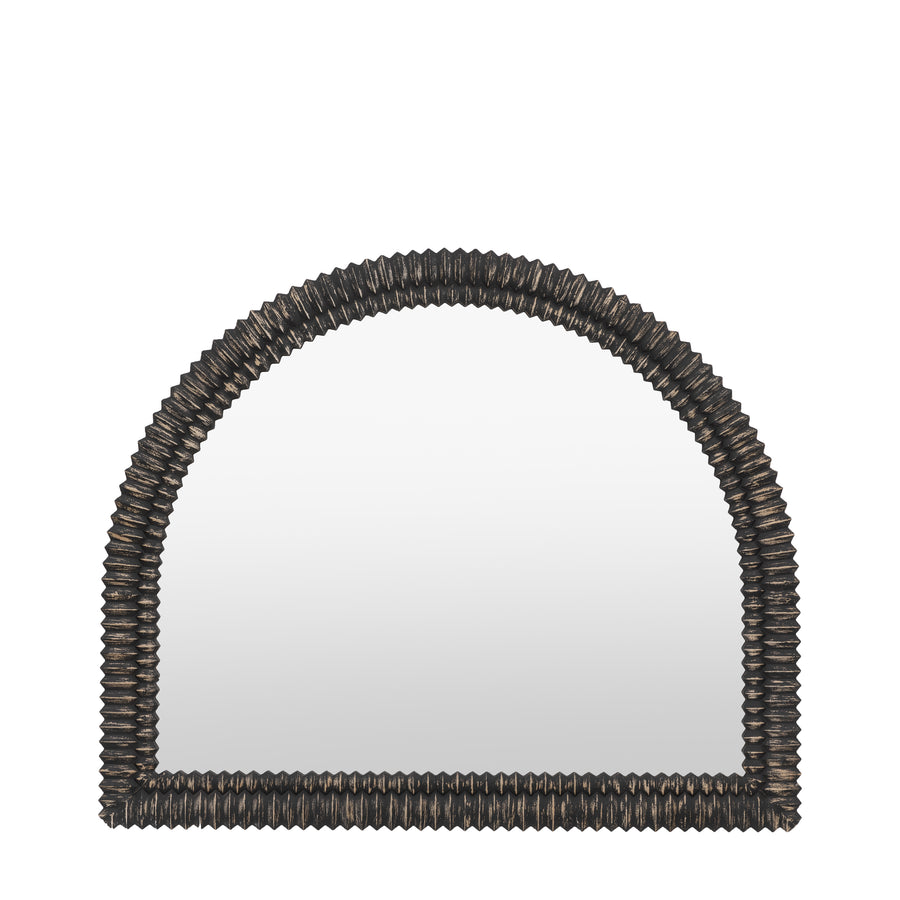 Pimlico Arch Overmantle Black Wash