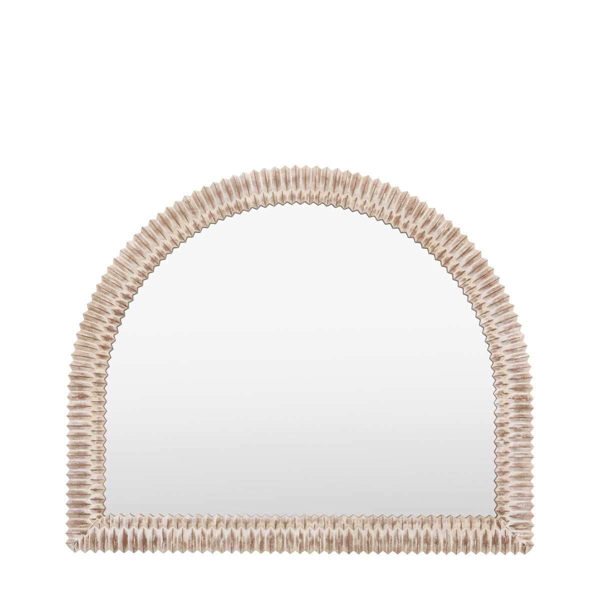 Pimlico Arch Overmantle White Wash