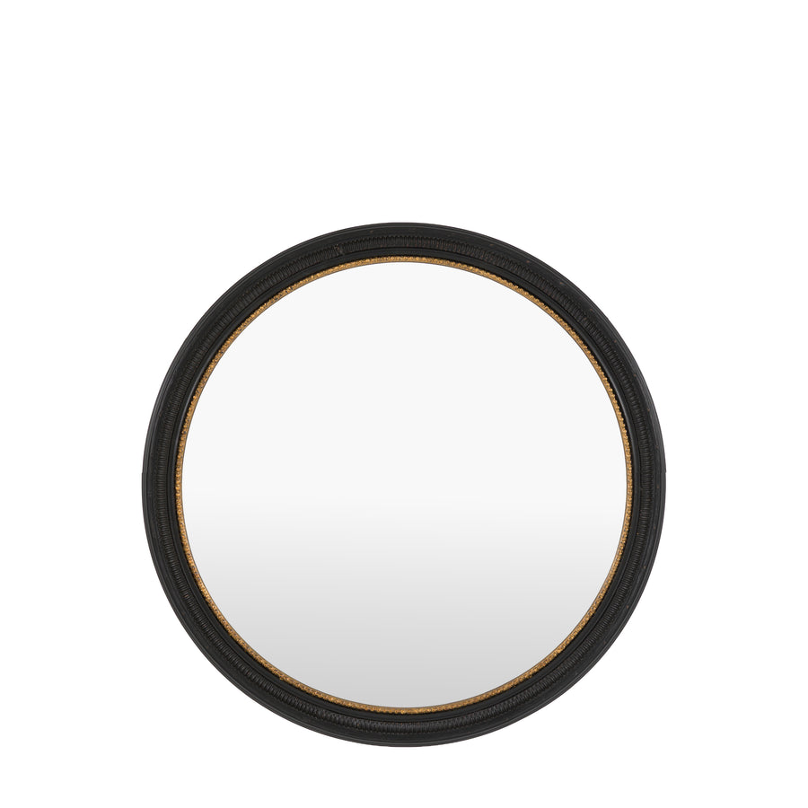 Pisa Round Mirror Black