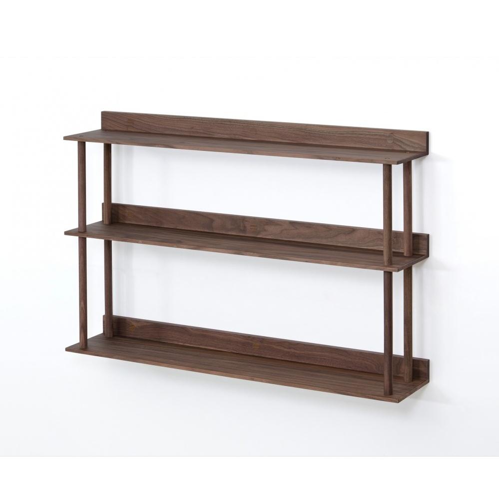 Platform 3 Wall Shelf - Walnut