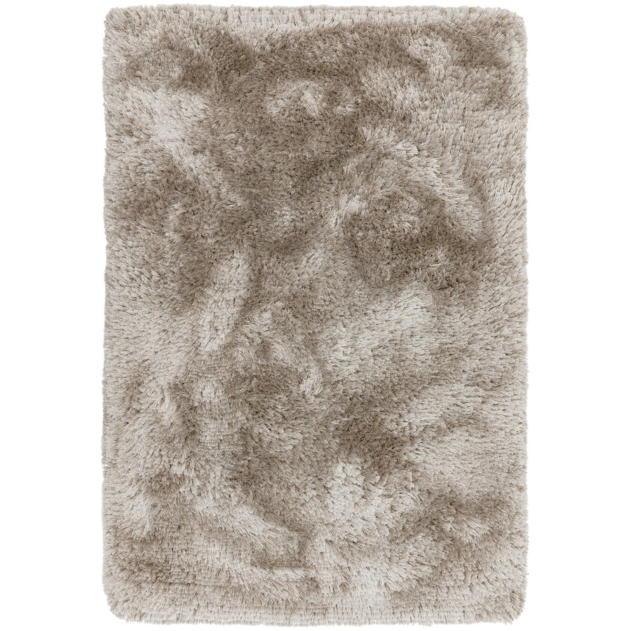 Plush Sand rug shown on a white background, full view