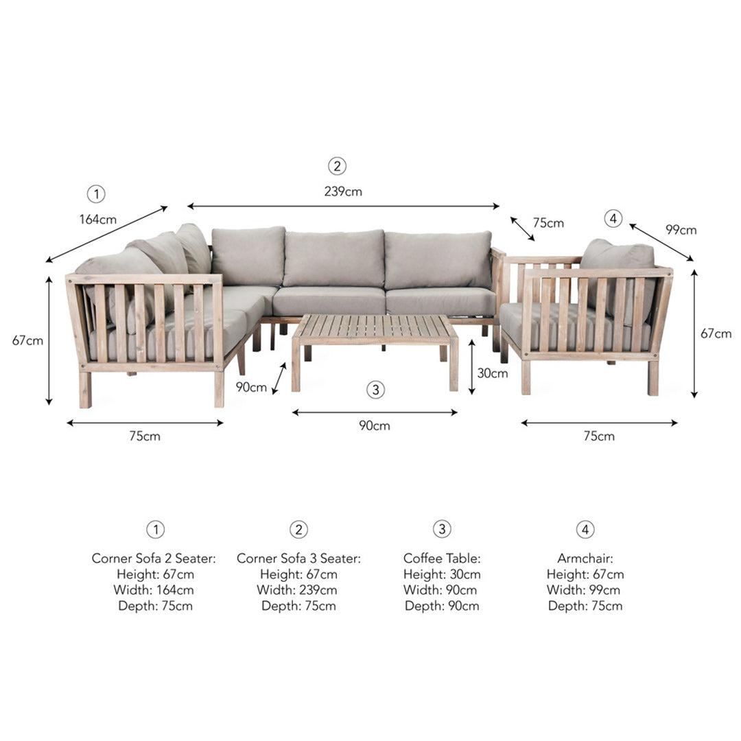 Porthallow Corner Sofa Set