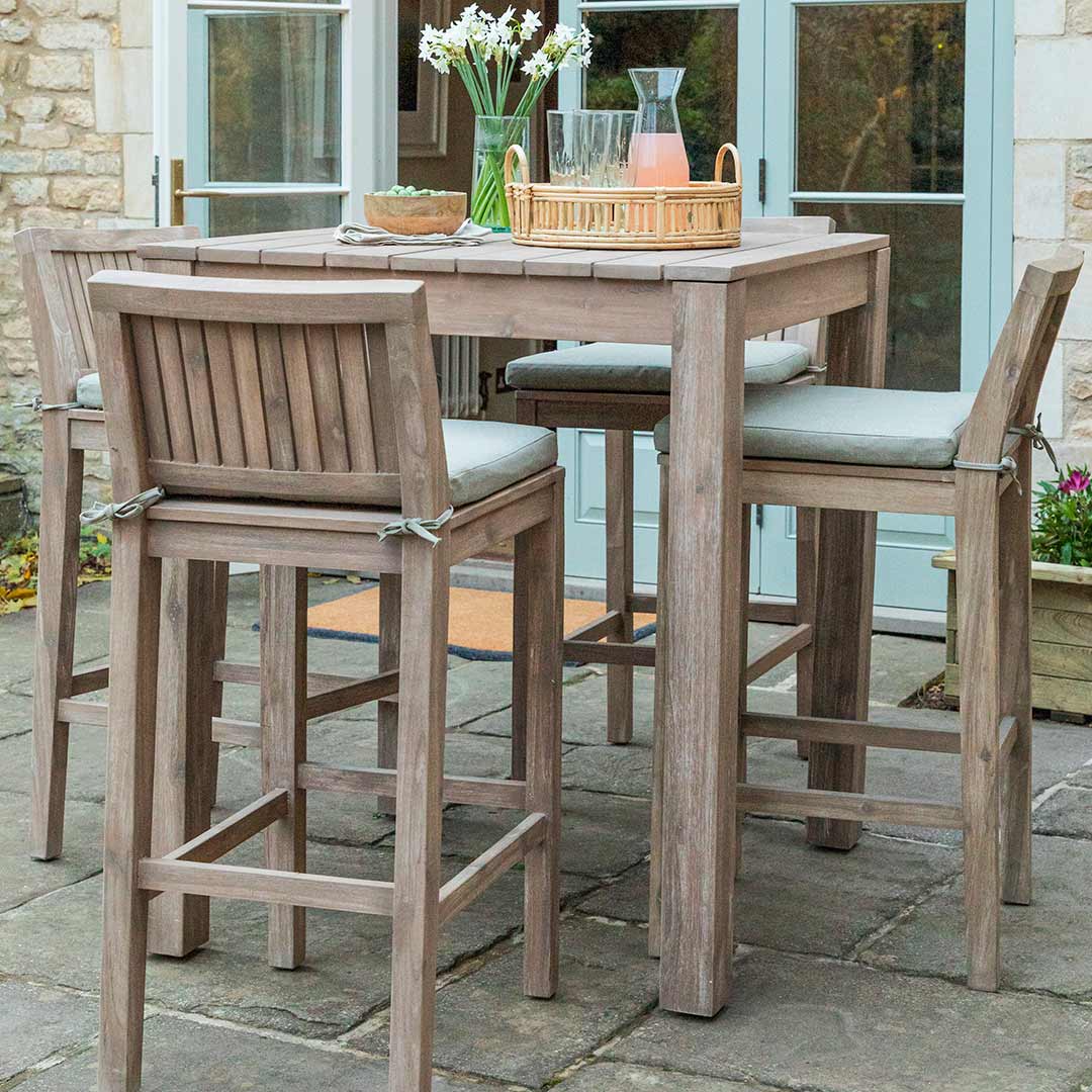 Porthallow Square Bar Table - Natural