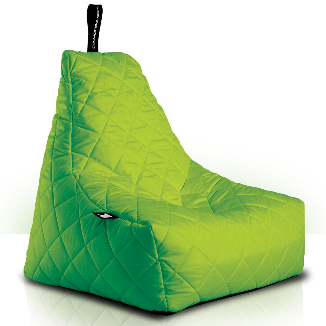 Quilted Outdoor Bean Bag - Lime