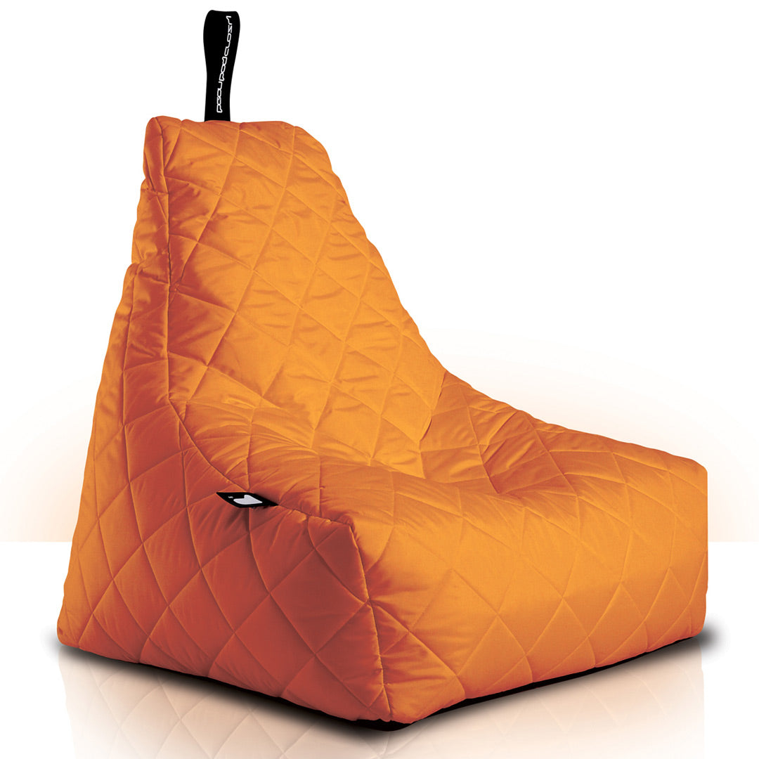 Quilted Outdoor Bean Bag - Orange