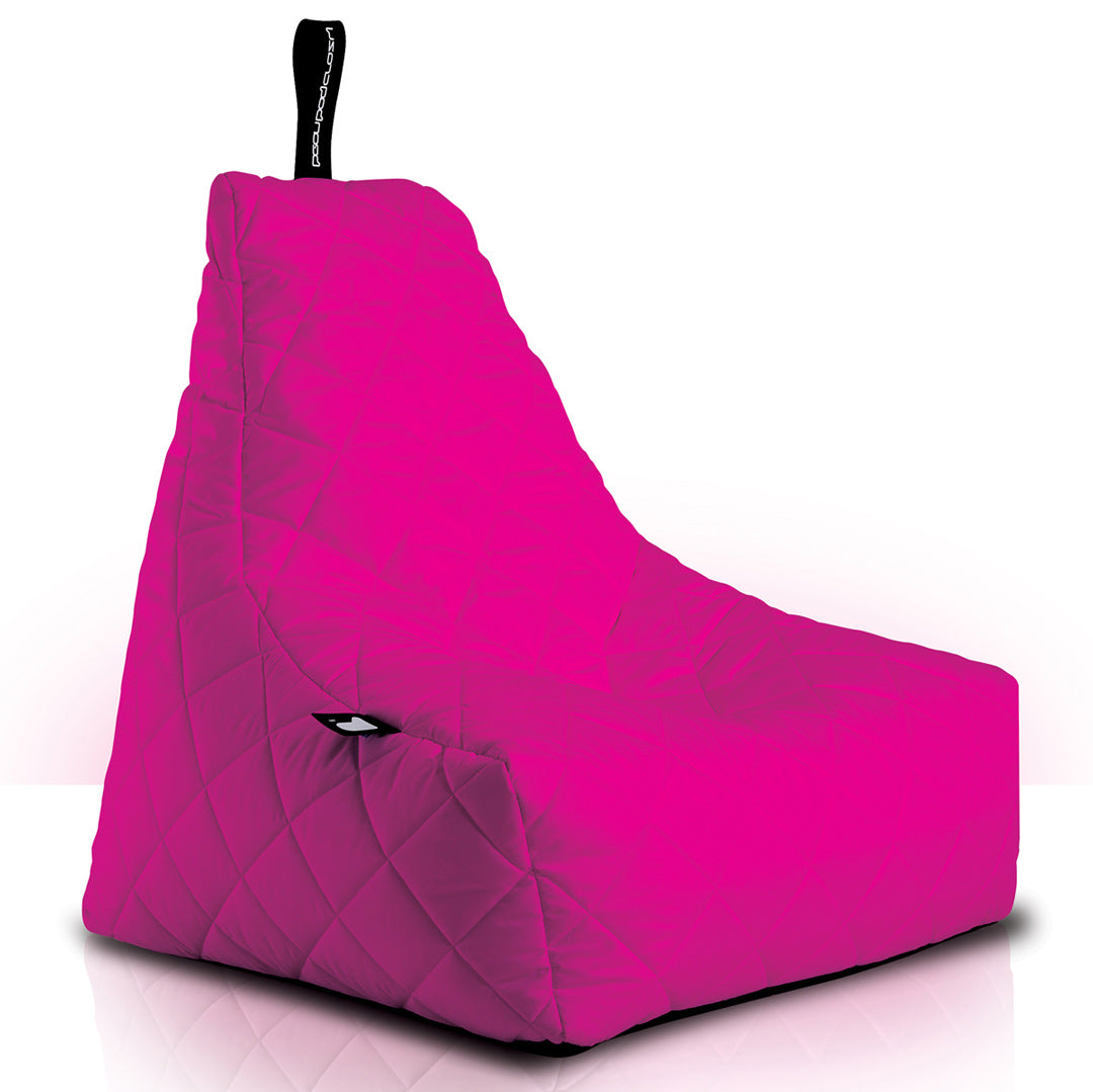 Quilted Outdoor Bean Bag - Pink