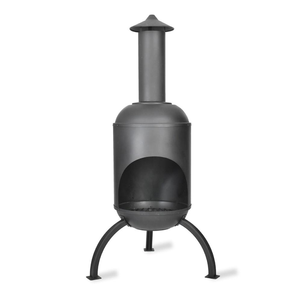 Raw Steel Garden Chimnea