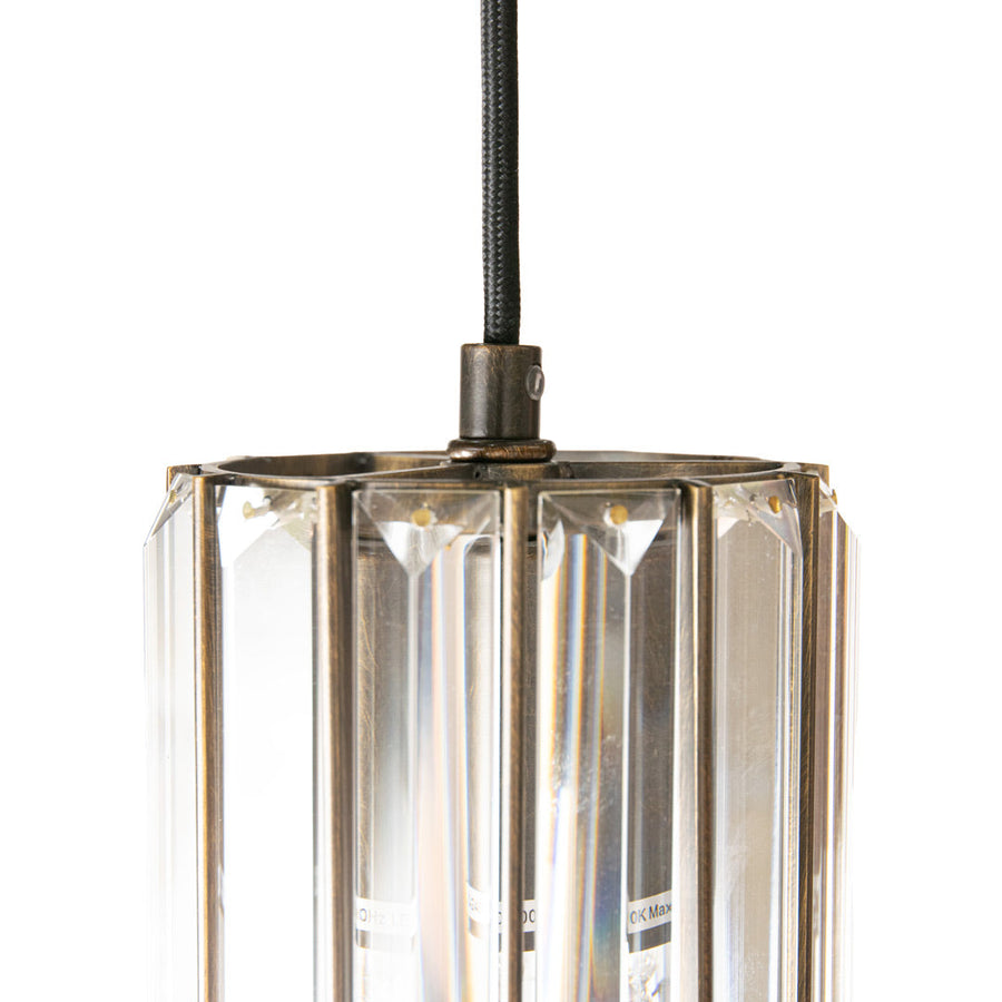Reagan Dark Bronze Pendant Light in bronze — detail