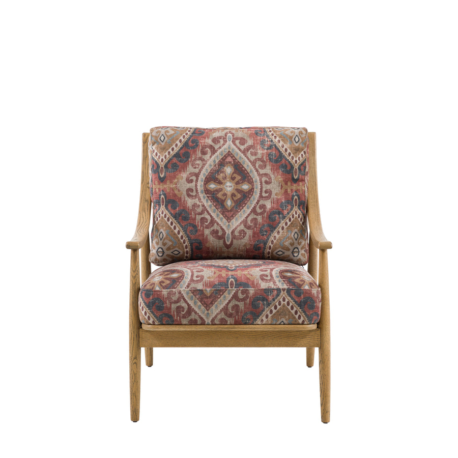 Reliant Armchair Zari Jacquard