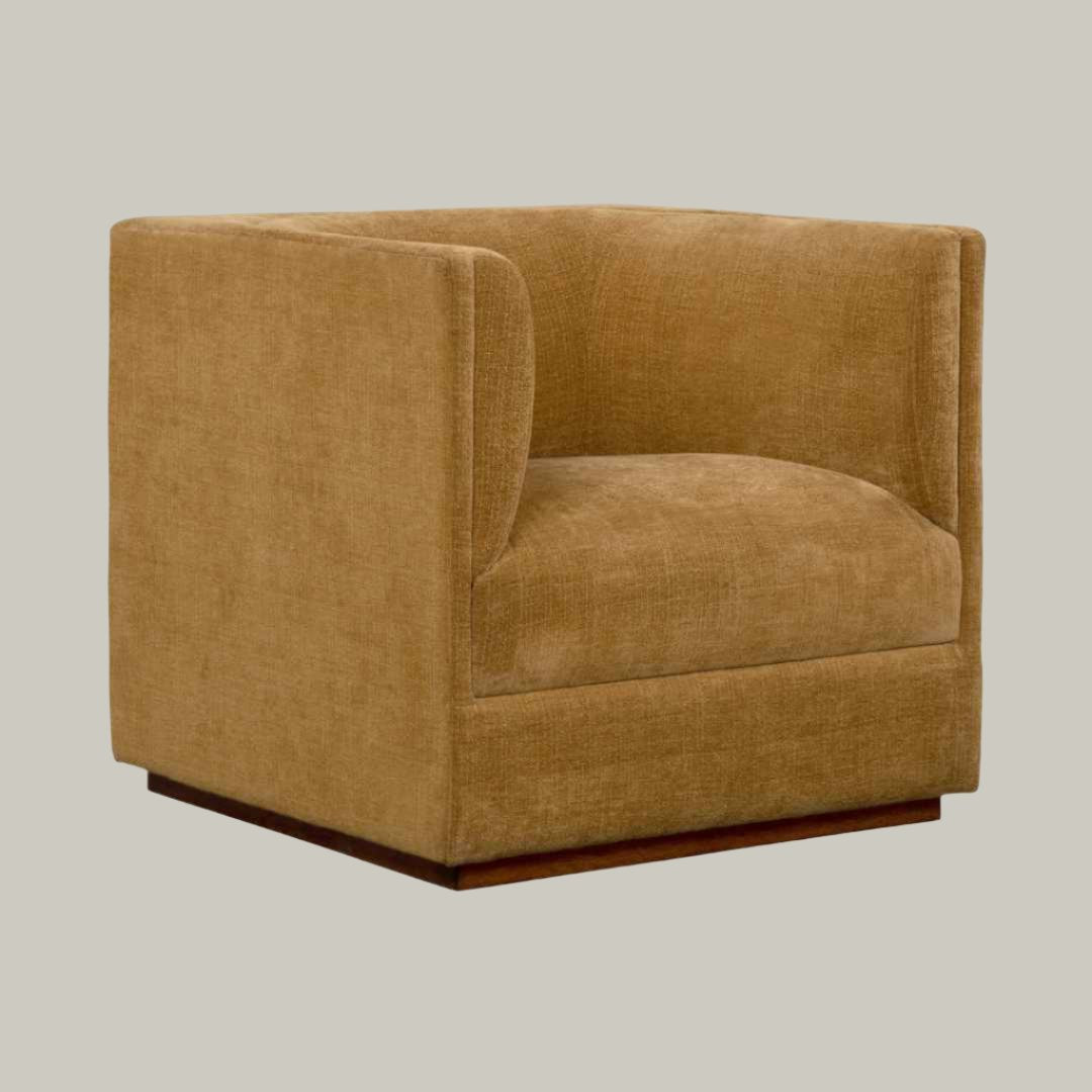 Richlin Chenille Straw Armchair - RV Astley